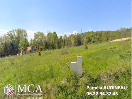 vente terrain 855 m² casseuil (33190)