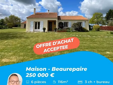 maison à beaurepaire (85500)