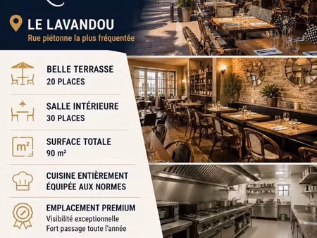 vente local commercial 5 pièces 90m2 le lavandou 83980 - 170000 € - surface privée