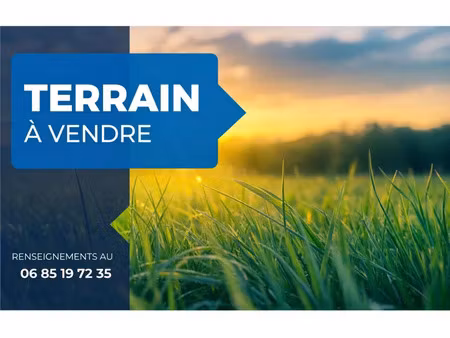 vente terrain à construire 678 m² fargues-saint-hilaire (33370)