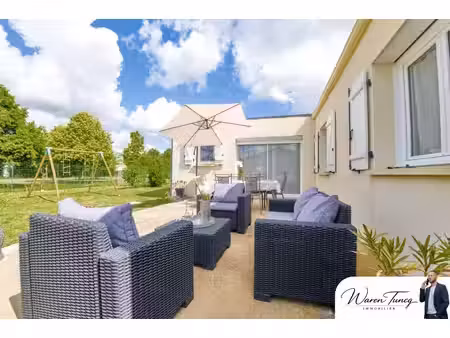 maison de plain-pied 123 m²  4 chambres dont 1 suite parentale  bureau et garage