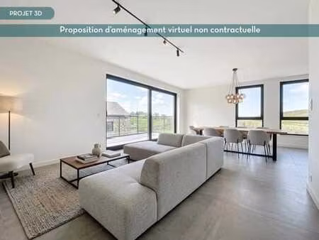 appartement neuf avec 2 chambres  bureau et une terrasse