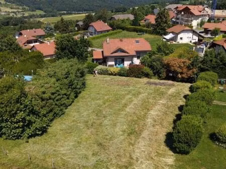 à vendre – terrain constructible de 783 m² à menthonnex-en-bornes