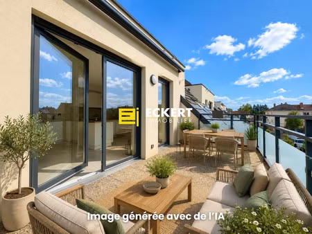 appartement spacieux en dernier étage avec terrasse