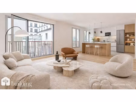 paris 17e batignolles - appartement 4 pièces de 93.40 m²