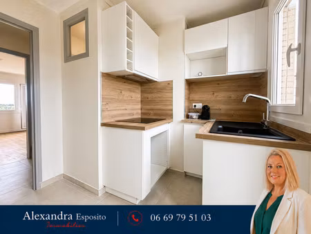 appartement 3 pièces entièrement rénové dans résidence au calme– vue imprenable sur dreux 