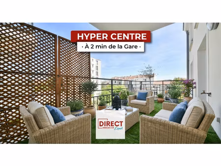 hyper centre copropriete recente de standing 3p 76 m2 + terr
