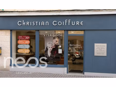 à vendre : salon de coiffure en centre-ville de melle