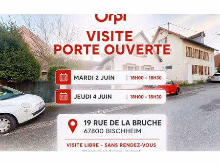 maison bischheim 82 m² t-4 à vendre  191 492 €