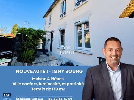 maison en plein centre - bourg igny