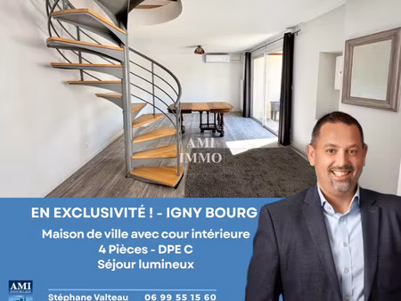 maison ville avec cour intérieur