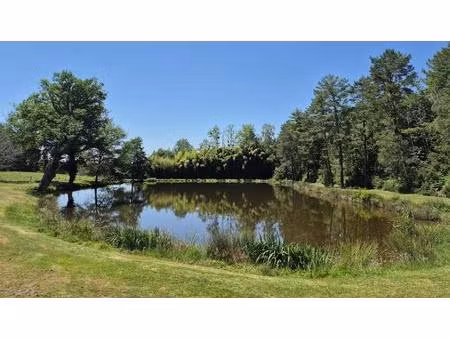 etang de 3700m² sur 42970m² boisés