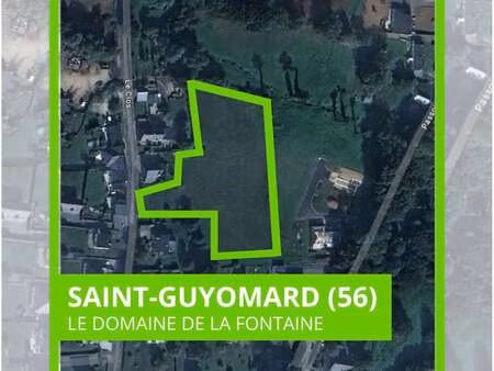 vente terrain à saint-guyomard (56460) : à vendre / saint-guyomard