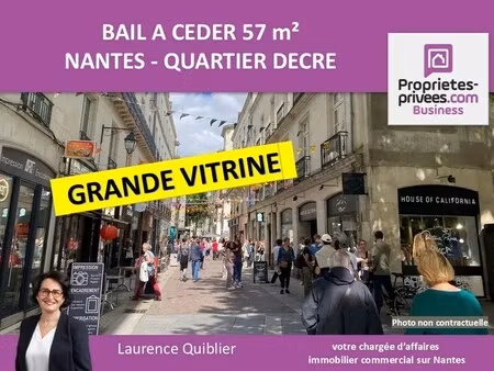 location commerce nantes 44000 57m²