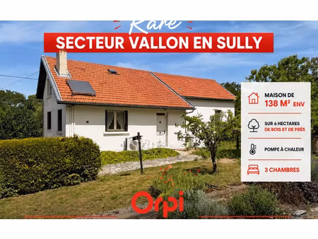 maison vallon-en-sully m² t-4 à vendre  131 000 €