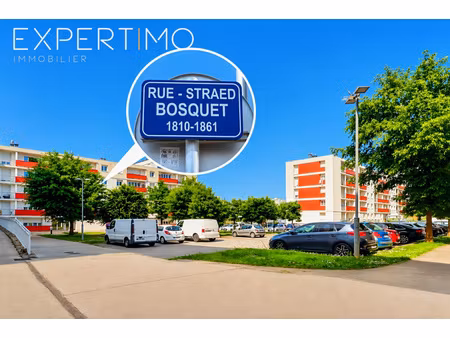 brest kergoat – t4 meublé 78 m² – dernier étage – balcon sud-ouest – loggia – parking priv