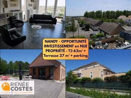 vente en nue propriété - f77 ans - nandy (77176)