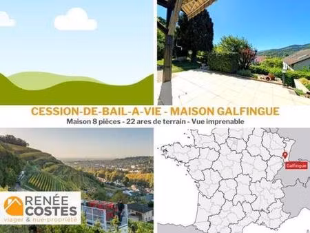 cession-bail à vie - f90 ans - galfingue (68990)