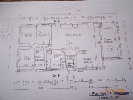 pavillon 115 m² sur 3000 m² de terrain