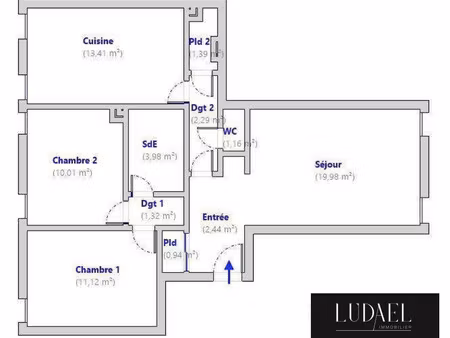 achat appartement 3 pièces 68m² alfortville 94140