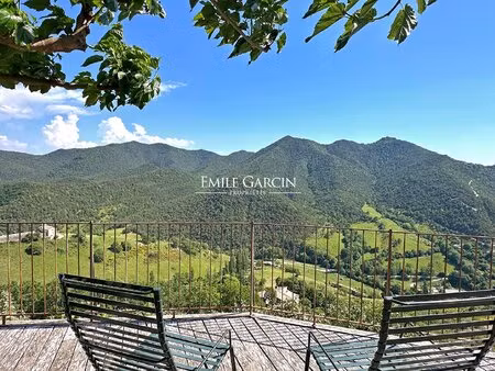 a vendre  bergerie rénovée avec vue panoramique dans la vallée de la drôme 