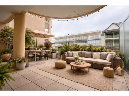 appartement avec grande terrasse à deux pas de la plage des