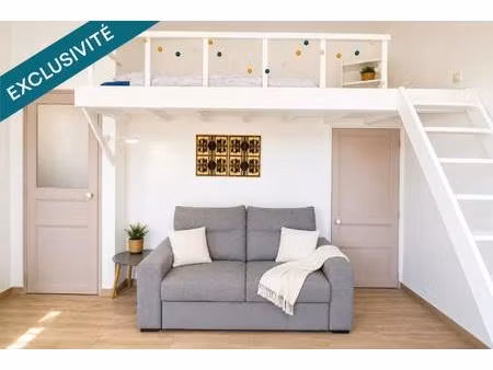 appartement t2 lumineux avec mezzanine – petite copropriété – marseille 13003