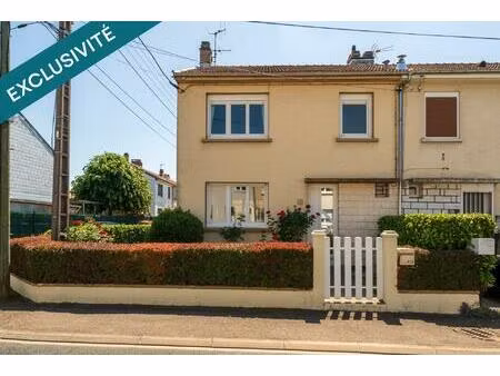 maison de 85 m²  3 chambres avec garage et jardin
