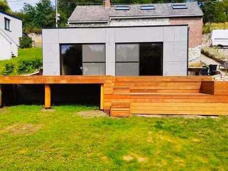maison 2 ch. avec grand terrain à moha