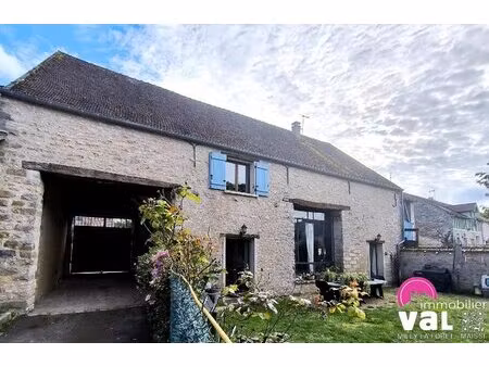 milly la foret 10minutes sud charmante maison ancienne sur 511m² de terrain clos. rdc :...