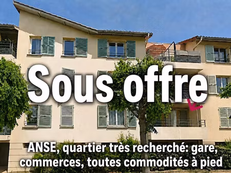 vente appartement 3 pièces 70.72 m² à anse (69480)  195 000 €