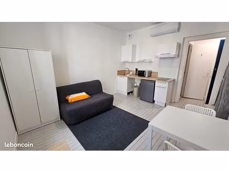 location studio rénové dpe c climatisé charges incluses