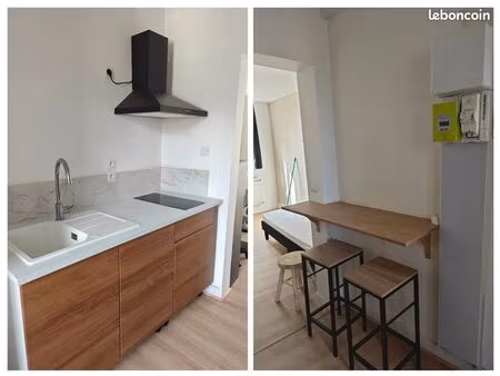 studio lumineux meublé centre bernay