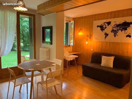 studio jardin chamonix centre