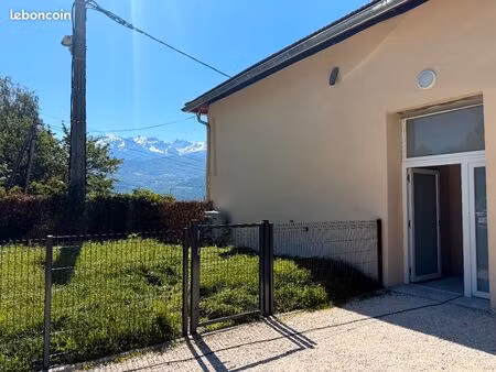 appartement 50m2 avec jardin - saint nazaire les eymes