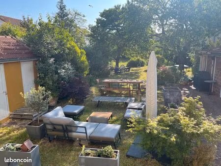 loue sublime maison familiale jardin 5mn à pied gare  9mn direct paris st lazare
