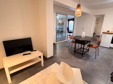 loue t2 meublé de 35 m² en rez-de-jardin – vallauris (idéal étudiant / cadre sécurisant)