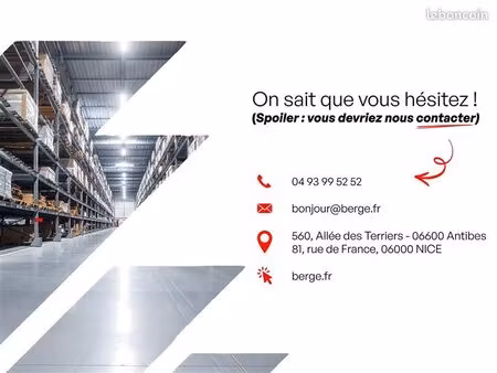 local bureaux 430 m²