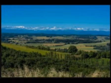 terrain 900m2 vue pyrénées