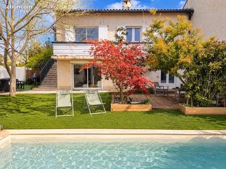 grande maison familiale avec piscine  studio indépendant loué et stationnement facile raph