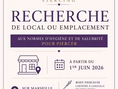 recherche local pour pratiquer le piercing