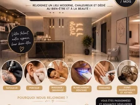 local/ espaces disponibles pour professionnelles
