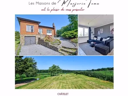 maison à vendre à rue de la sarte 184 châtelet (vbe28191)