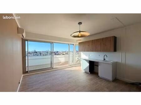 apt t2 - renové - clim - terrasse - senior