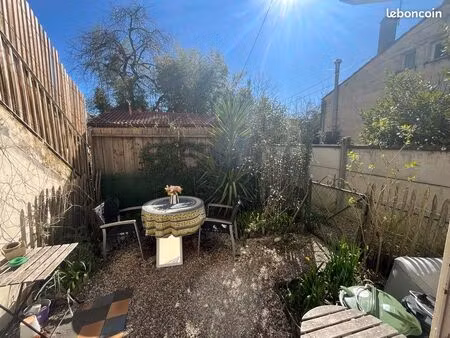 appartement t2 avec jardin proche parc bordelais