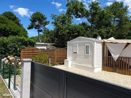 mobil-home équipé +parcelle constructible