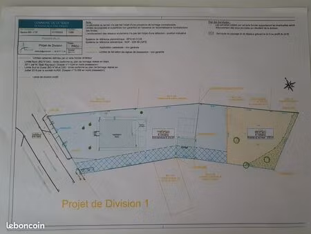 av terrain 430m2 le teich