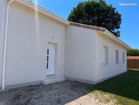 maison individuelle 116m2 de plain pied - 4chambres - jardin