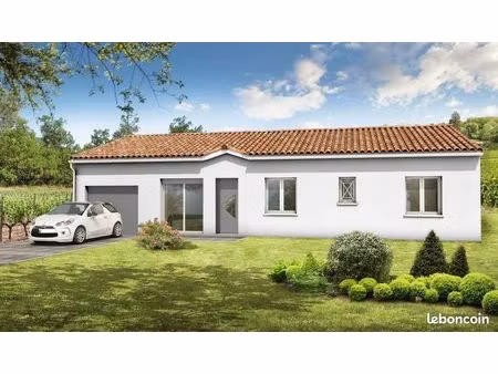 maison neuve 96 m² avec 4 chambres et suite parentale sur terrain viabilisé de 399 m² à lo