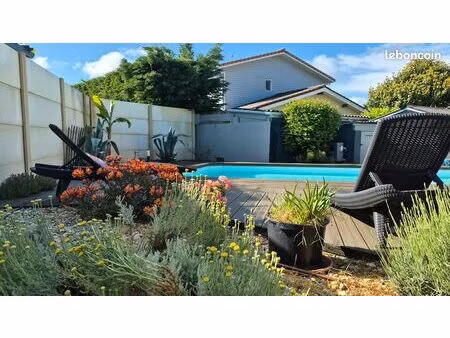 maison avec piscine chauffée – forêt – impasse – marcheprime